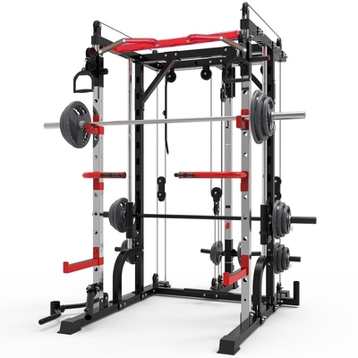 Мультифункциональная коммерческая машина Smith Home Gym Фитнес тренировка Фитнес тренировочная стойка