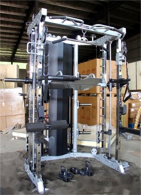 Многофункциональная силовая приседательная стойка Smith Machine для фитнеса Физическое упражнение