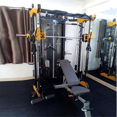 Все в одном многофункциональный стальной Smith Machine для спортивных тренировок и грудных упражнений