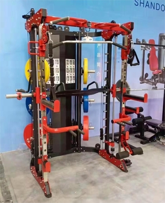Все в одном многофункциональный стальной Smith Machine для спортивных тренировок и грудных упражнений