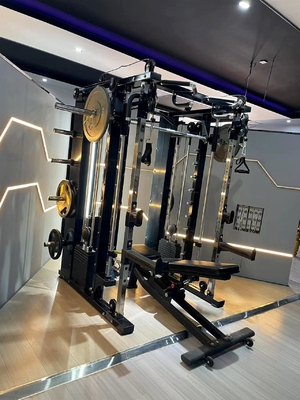 Мультифункциональная коммерческая тренажерная раковина Smith Machine для домашнего фитнес-тренинга
