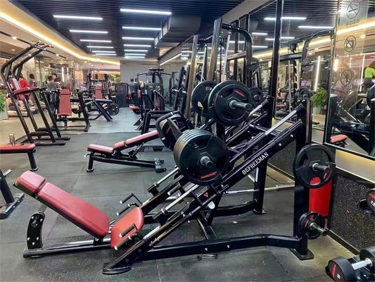 Коммерческий фитнес-гимназия 45 градусов Пресс ног и Hack Squat Machine для силовых тренировок