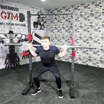 Унисексный бодибилдинг Фитнес Power Plate с весовой скамейкой Барбелл Бар Half Squat Rack
