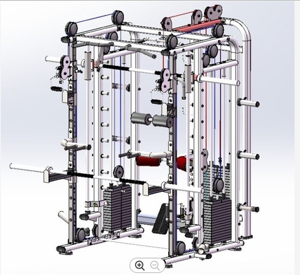 Многофункциональная комплексная тренировочная станция с Smith Machine и Squat Rack