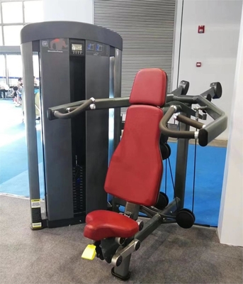 Выбор штифтовой нагрузки средней нагрузки Gym Shoulder Press Machine для коммерческого пользовательского логотипа