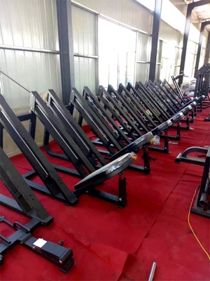 Пластинка загруженная Hack Squat Machine для тренировки мышц ног Фитнес-силовое оборудование
