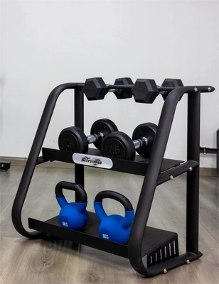 Самый новый дизайн 3 уровень Gymmost фитнес-оборудование Дамблл стойка 650 * 450 * 200 мм