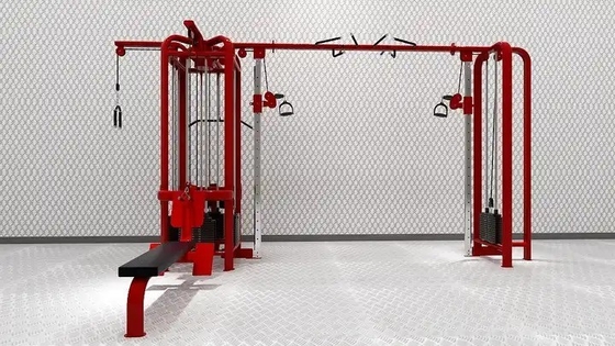 Силовой тренировочный кабельный тренажер Gym Multi Station Gym Machine с регулируемой шкивкой
