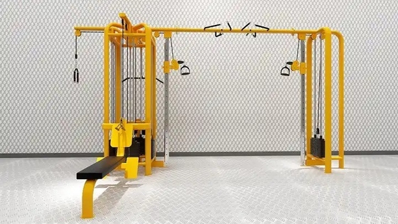 Силовой тренировочный кабельный тренажер Gym Multi Station Gym Machine с регулируемой шкивкой