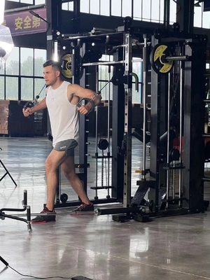 Грудная рука и плечо тренировки Befreeman Gym Center All-In-One Smith Machine с стальными весовками