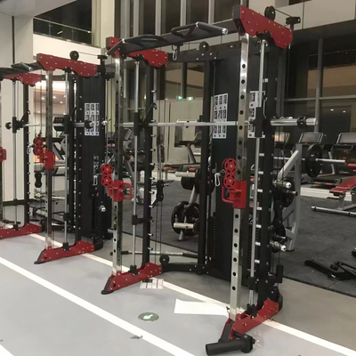 Коммерческий/домашний Smith Trainer Бодибилдинг Squat Rack с двухслойным порошковым покрытием