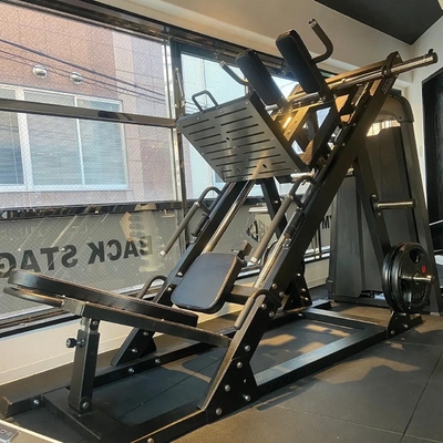 Средний загрузчик 2 в 1 Hack Squat и ноги прес-машина для коммерческой тренировки силы