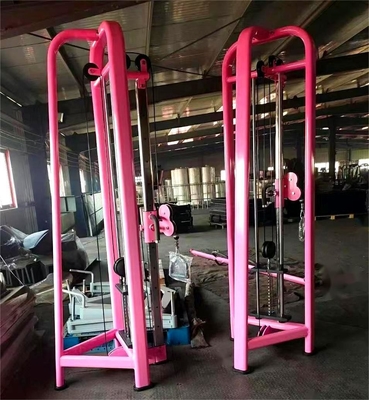 Средний загрузчик Gym оборудование регулируемая шкива спинка упражнения приседания стойки кабельной кроссовер машины