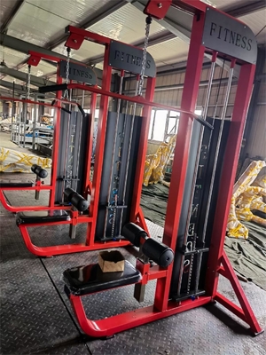 Улучшить силу плеча с помощью подставных штифтов на сидящем Lat pull down фитнес-оборудовании