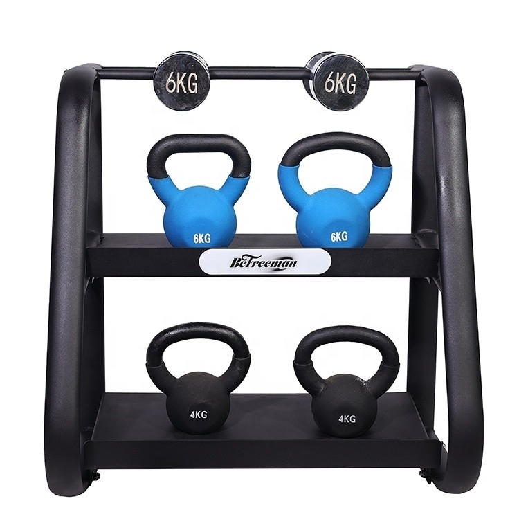 Самый новый дизайн 3 уровень Gymmost фитнес-оборудование Дамблл стойка 650 * 450 * 200 мм
